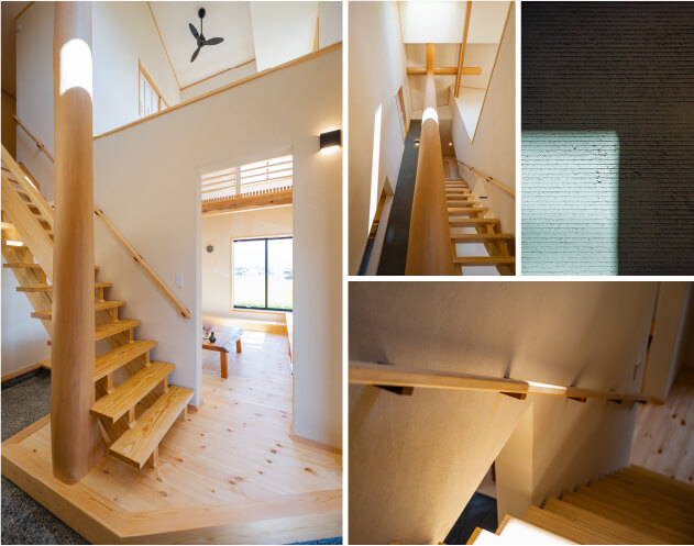 画像：新日本建設の西条喜多川モデルハウス「楼」の玄関・土間