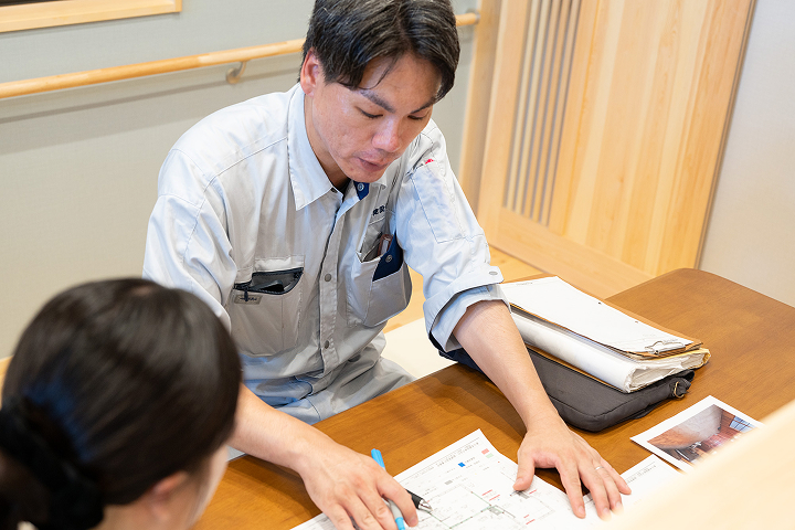 画像:お客様対応